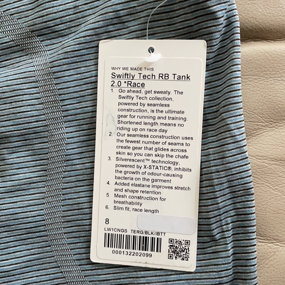 SOLD Swiftly Tech Racerback Tank 2.0 Race Length Sz 8 - Picture 3 of 4